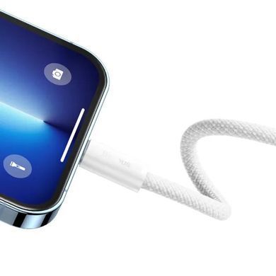 Дата кабель Baseus Dynamic Series Type-C to Lightning 20W (2m) (CALD0001) White