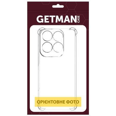 TPU чехол GETMAN Ease logo усиленные углы Full Camera для Infinix Hot 50 Pro Бесцветный (прозрачный)