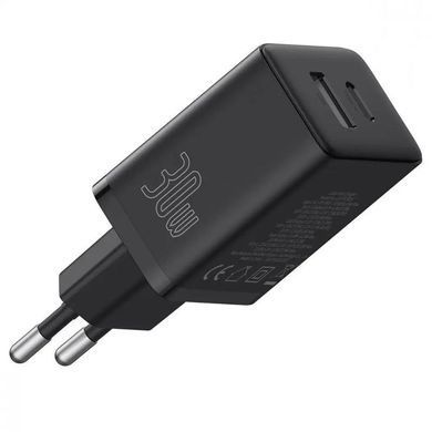 СЗУ Baseus Cube Pro Fast Charger PD30W+QC3.0 (1USB-A/1C) (P10111404) Cluster Black