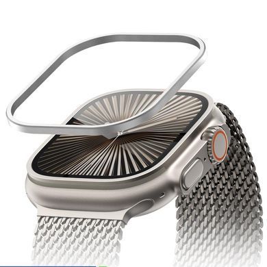 Защитная рамка BlueO Titanium Frame для Apple Watch Ultra 1/2/3 49mm Natural Titanium