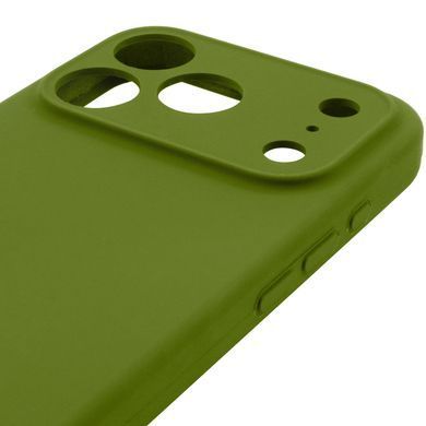 Чехол Silk Full Camera Protective (AA) NO LOGO для Apple iPhone 17 Pro Max / 18 Pro Max (6.9") Зеленый / Dark Olive