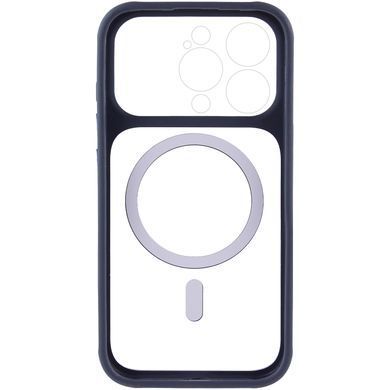 Чохол TPU+PC GETMAN Moon Clear with MagSafe для Apple iPhone 14 Pro Max (6.7") Blue