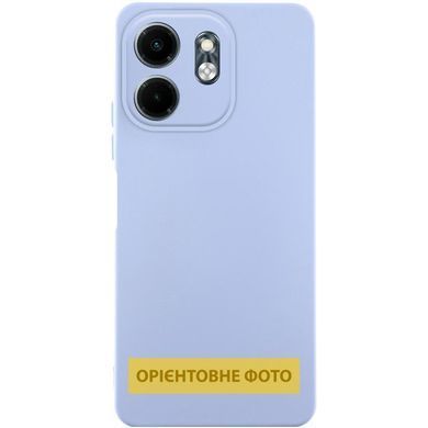 Чехол TPU GETMAN Liquid Silk Full Camera для Samsung Galaxy A51 Сиреневый / Light purple