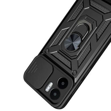 Ударопрочный чехол Camshield Serge Ring для Xiaomi Redmi A1 / A2 Черный