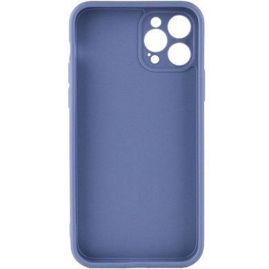 Силиконовый чехол Candy Full Camera для Apple iPhone 12 Pro (6.1") Голубой / Mist blue
