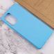 Силиконовый чехол Candy для Xiaomi Redmi Note 11E Голубой фото 4