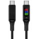 Дата кабель Acefast C7-03 USB-C to USB-C zinc alloy (1.2m) Black фото 1