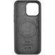Чохол Silicone Case (AA) Logo with MagSafe для Apple iPhone 15 Pro Max (6.7") Сірий / Dark Gray фото 3