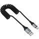 Дата кабель Hoco X121 Nuevo USB to Type-C 3A (1.5m) Black фото 3