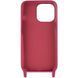 Чехол TPU two straps California для Apple iPhone 13 (6.1") Красный / Rose Red фото 3