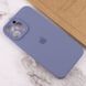 Чохол Silicone Case Full Camera Protective (AA) для Apple iPhone 15 Pro Max (6.7") Сірий / Lavender Gray фото 4