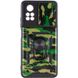 Ударопрочный чехол Camshield Serge Ring Camo для Xiaomi Poco X4 Pro 5G Зеленый / Army Green фото 2