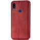 Кожаный чехол книжка GETMAN Cubic (PU) для Samsung Galaxy A10s Красный фото 2