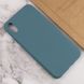 Силиконовый чехол Candy для Apple iPhone X / XS (5.8") Синий / Powder Blue фото 4
