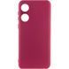 Чехол Silicone Cover Lakshmi Full Camera (A) для Oppo A58 4G Бордовый / Marsala