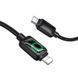 Дата кабель Hoco U146 Mundo Type-C to Lightning 30W (1.2m) Black фото 4