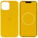 Уценка Чехол Silicone case (AAA) full with Magsafe and Animation для Apple iPhone 12 Pro Max (6.7") Дефект упаковки / Желтый / Sunflower фото 1