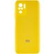Чохол Silicone Cover Full Camera (AA) для Xiaomi Redmi Note 10 / Note 10s Жовтий / Yellow фото 1