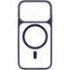 Чохол TPU+PC GETMAN Moon Clear with MagSafe для Apple iPhone 14 Pro Max (6.7") Blue фото 2