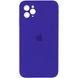 Чохол Silicone Case Square Full Camera Protective (AA) для Apple iPhone 11 Pro Max (6.5") Фіолетовий / Ultra Violet