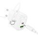 МЗП Hoco CS55A Surplus PD30W+QC3.0 (1USB-A/1C) + кабель Type-C to Lightning White фото 5
