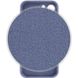 Чохол Silicone Case Full Camera Protective (AA) для Apple iPhone 15 Pro Max (6.7") Сірий / Lavender Gray фото 3