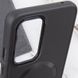 TPU чехол Bonbon Metal Style with MagSafe для OnePlus 9 Черный / Black фото 6