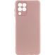 Чехол TPU GETMAN Liquid Silk Full Camera для Samsung Galaxy M33 5G Розовый / Pink Sand