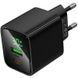СЗУ Hoco CS84A Excellent with digital display PD30W+QC3.0 (1USB-A/1C) Black фото 4