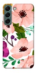 Чохол itsPrint Акварельні квіти для Samsung Galaxy S22