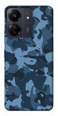 Чехол itsPrint Синий камуфляж для Xiaomi Redmi 13C