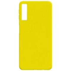 Силиконовый чехол Candy для Samsung A750 Galaxy A7 (2018) Желтый