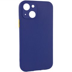 Чехол TPU Square Full Camera для Apple iPhone 14 (6.1") Синий