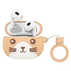 Бездротові TWS навушники Hoco EW46 Khaki Cat