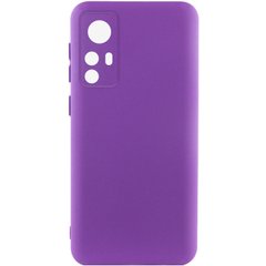 Чохол Silicone Cover Lakshmi Full Camera (A) для Xiaomi 12T / 12T Pro Фіолетовий / Purple