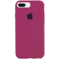 Чохол Silicone Case Full Protective (AA) для Apple iPhone 7 plus / 8 plus (5.5") Бордовий / Maroon