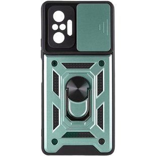 Чохол Ummi Camshield Serge Ring для Xiaomi Redmi Note 10 Pro / 10 Pro Max Зелений / Green