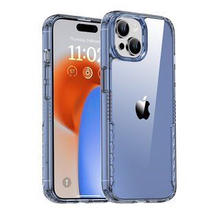 Чохол TPU+PC Multi-Color для Apple iPhone 15 Plus (6.7") Blue
