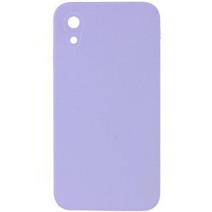 Чехол Silk Square Full Camera Protective (AA) NO LOGO для Apple iPhone XR (6.1") Сиреневый / Dasheen