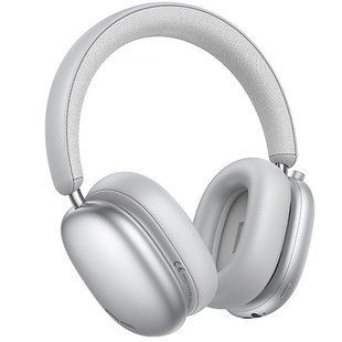 Уценка Накладные беспроводные наушники Hoco W63 Triunfo ANC Вскрытая упаковка / Silver