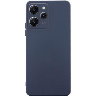Чохол Silicone Cover Ummi Lakshmi Full Camera (AA) для Xiaomi Redmi 12 Синій / Midnight Blue