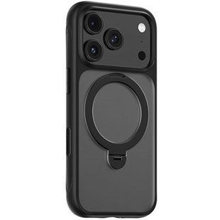 TPU+PC чехол Blueo Skin Friendly 360 Rotatable Stand with MagSafe для Apple iPhone 17 Pro Max (6.9") Black