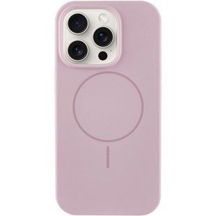 Чехол Silk Full Protective (AA) NO LOGO with Magnetic Fit для Apple iPhone 15 Pro (6.1") Розовый / Pink Sand