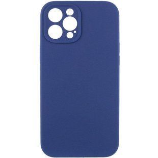 Чехол Silk Full Camera Protective (AA) NO LOGO для Apple iPhone 12 Pro Max (6.7") Синий / Deep navy