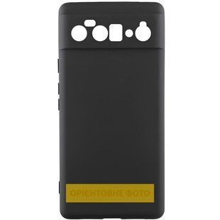 Чехол TPU GETMAN Liquid Silk Full Camera для Motorola Moto G24 Черный / Black