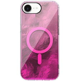 Чехол TPU Shiny Mountain Magnetic Fit для Apple iPhone 16e / 17e (6.1") Pink
