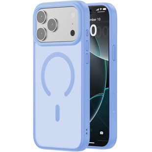 TPU+PC чохол Blueo Skin Friendly Frosted with Magnetic Fit для Apple iPhone 17 Pro Max / 18 Pro Max Блакитний / Sky Blue