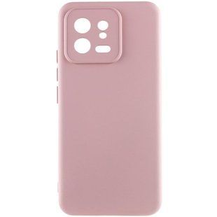 Чехол TPU GETMAN Liquid Silk Full Camera для Xiaomi 13 Pro Розовый / Pink Sand