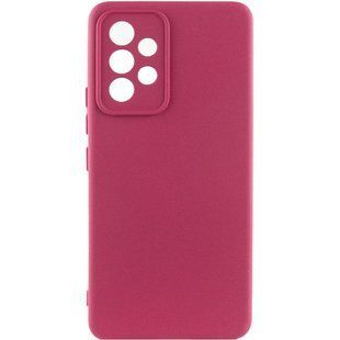 Чехол Silicone Cover Ummi Lakshmi Full Camera (AA) для Samsung Galaxy A32 4G Бордовый / Marsala