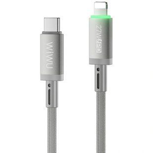 Уценка Дата кабель WIWU C083 Maglink Type-C to Lightning 27W (1m) Мятая упаковка / Grey